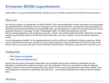 Tablet Screenshot of bdsm-jugend.ch